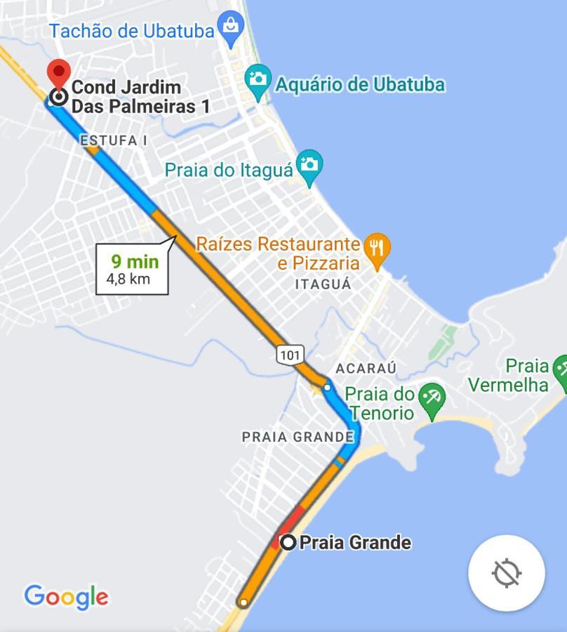Apartamento Em Ubatuba Proximo A Praia Grande ภายนอก รูปภาพ